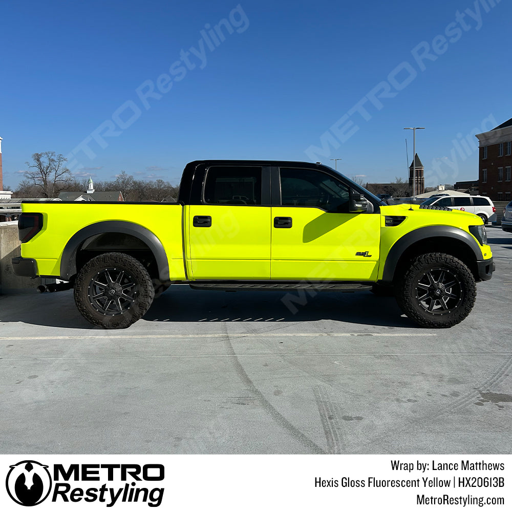 Bright Yellow Vinyl Wrap