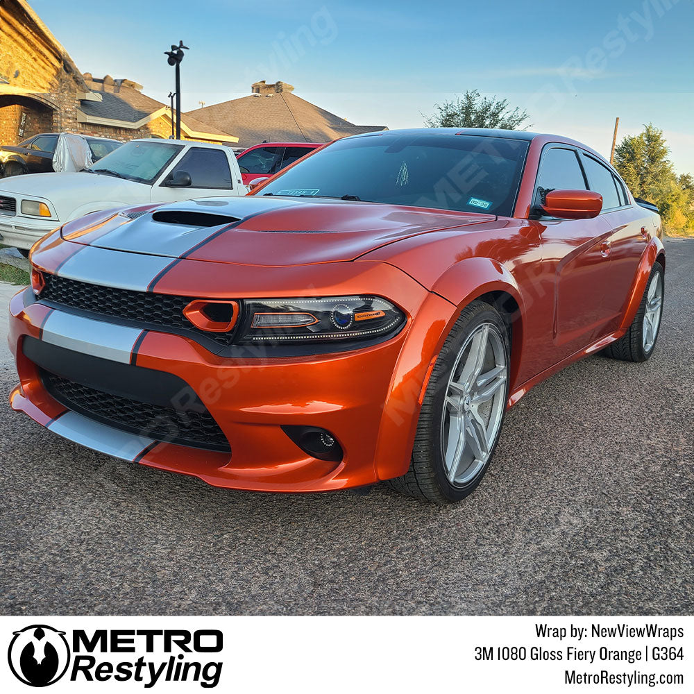 GLOSS ORANGE VINYL WRAP