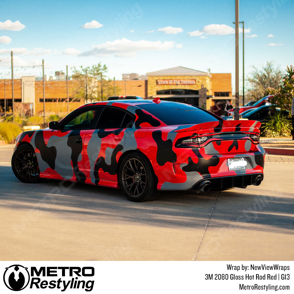 RED DODGE CHARGER