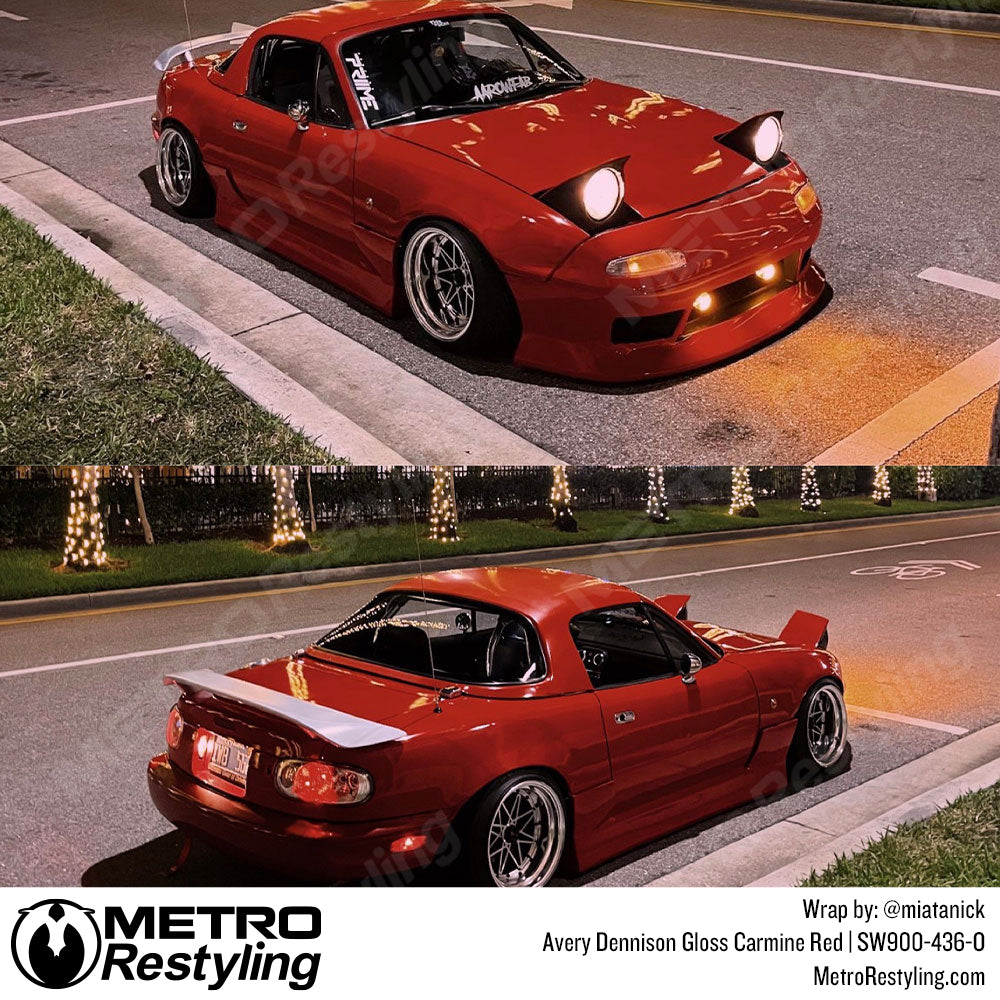 red miata wrap