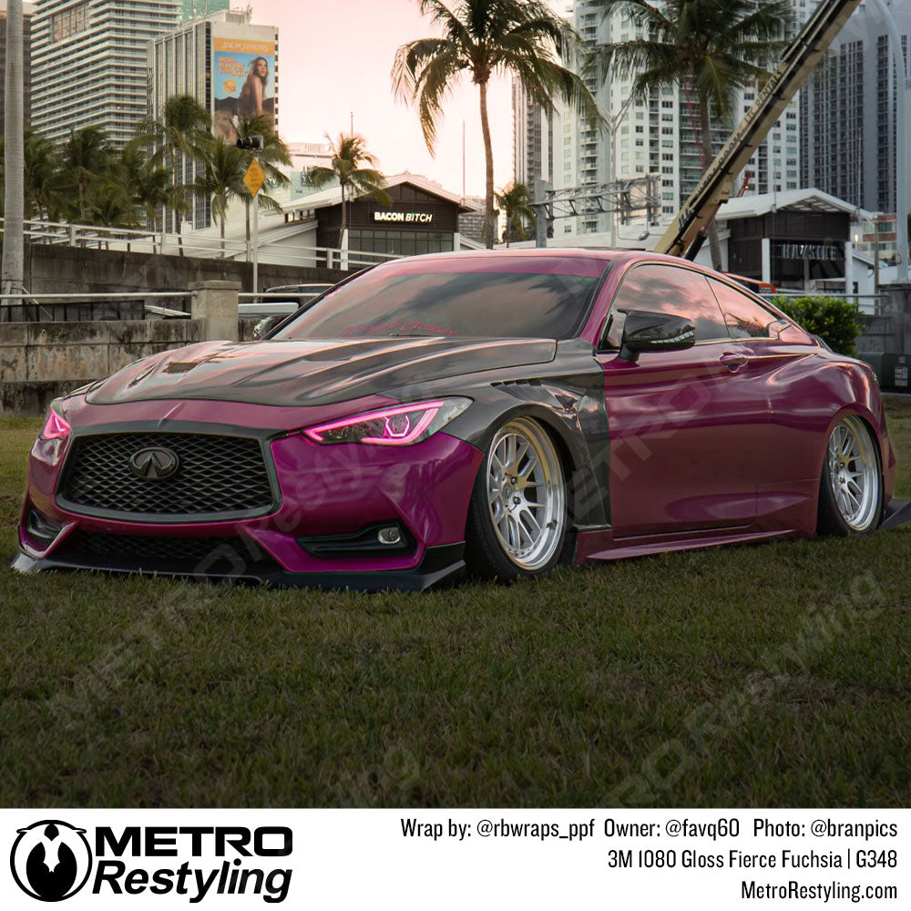 pink infiniti wrap