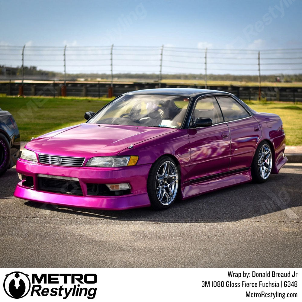 fuchsia toyota wrap