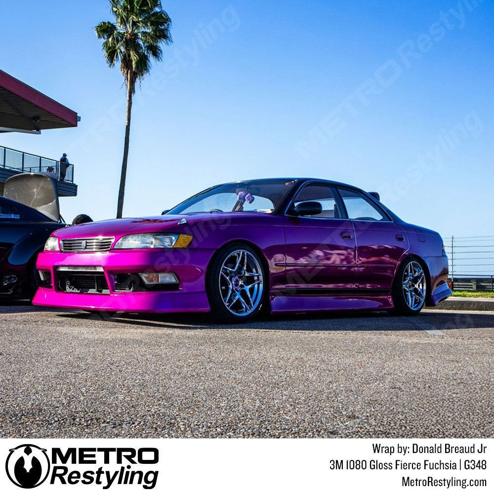 fuchsia toyota wrap