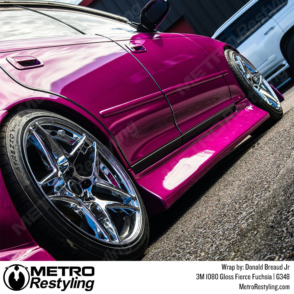 fuchsia toyota wrap