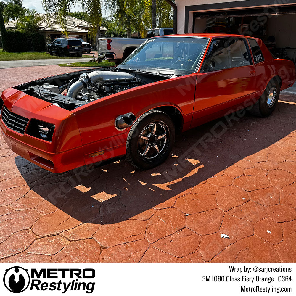 orange buick monte carol ss wrap