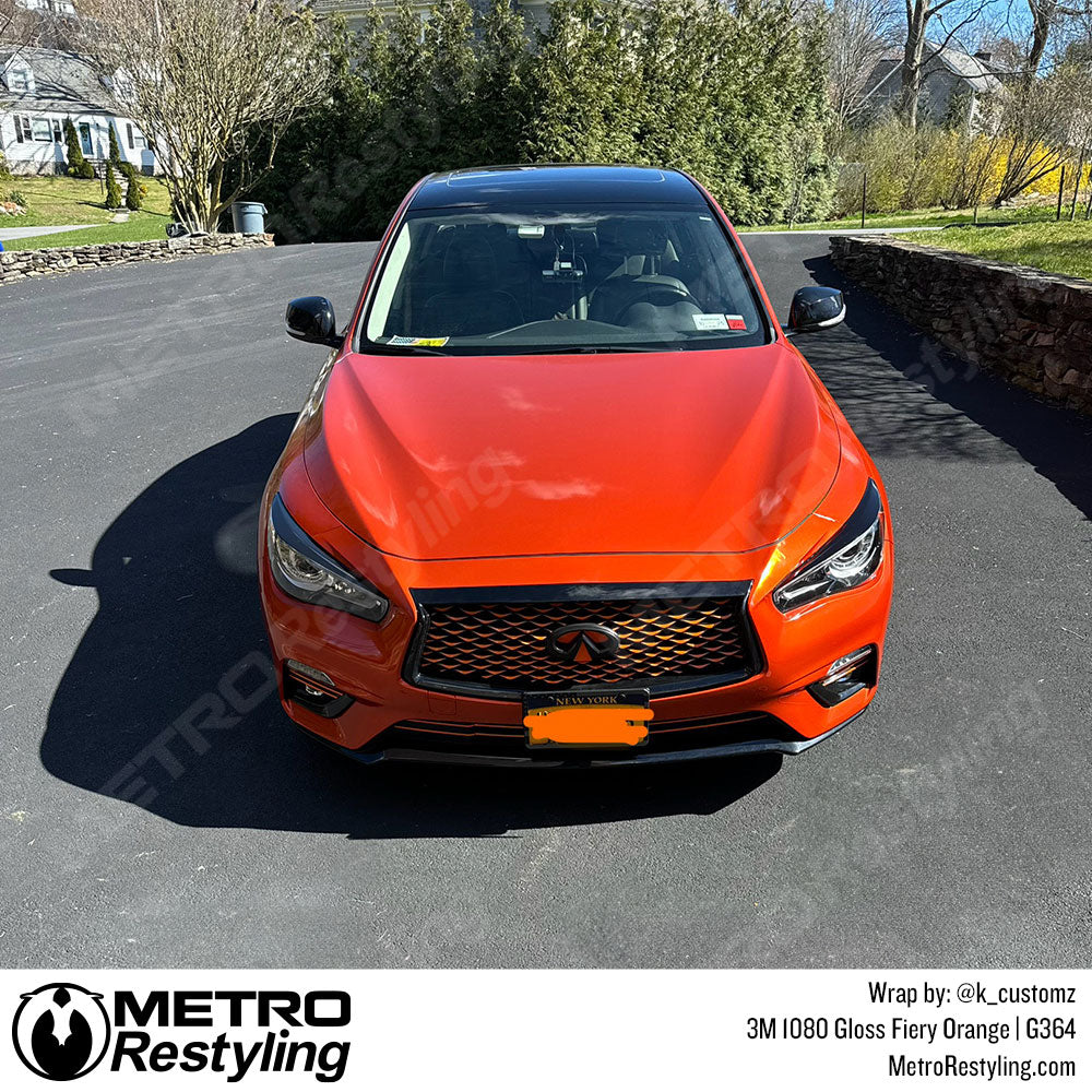 orange infiniti wrap