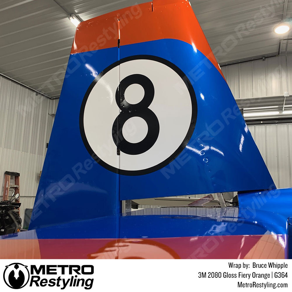 orange plane wrap