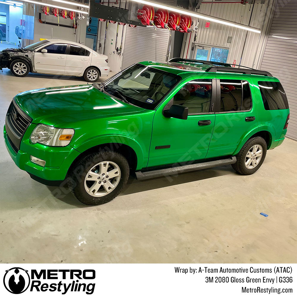 green ford vinyl wrap