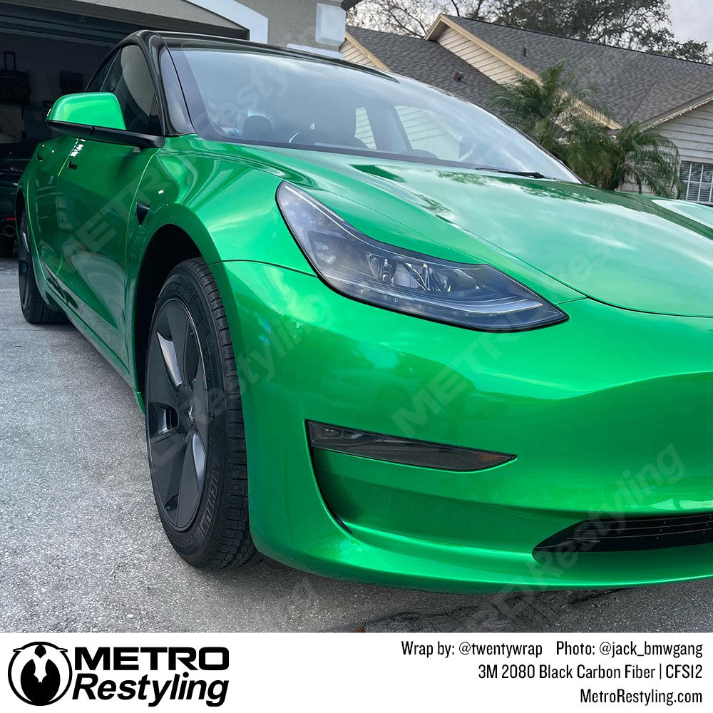 3m green tesla wrap