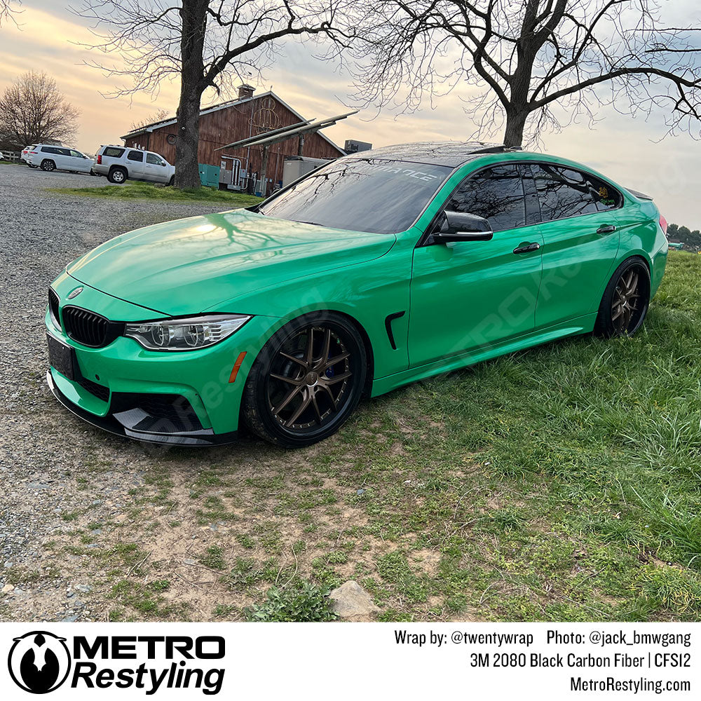Gloss kelly green tesla wrap