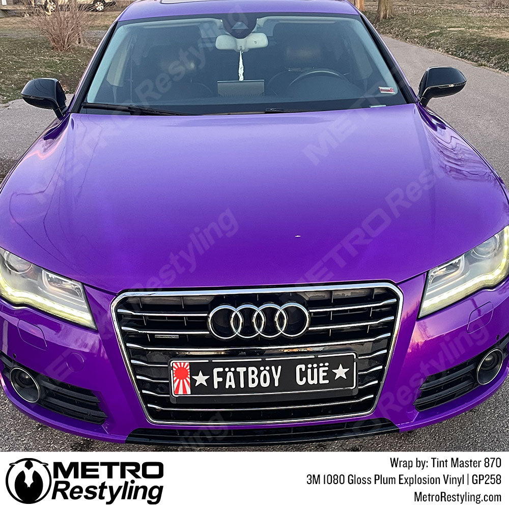 audi purple wrap