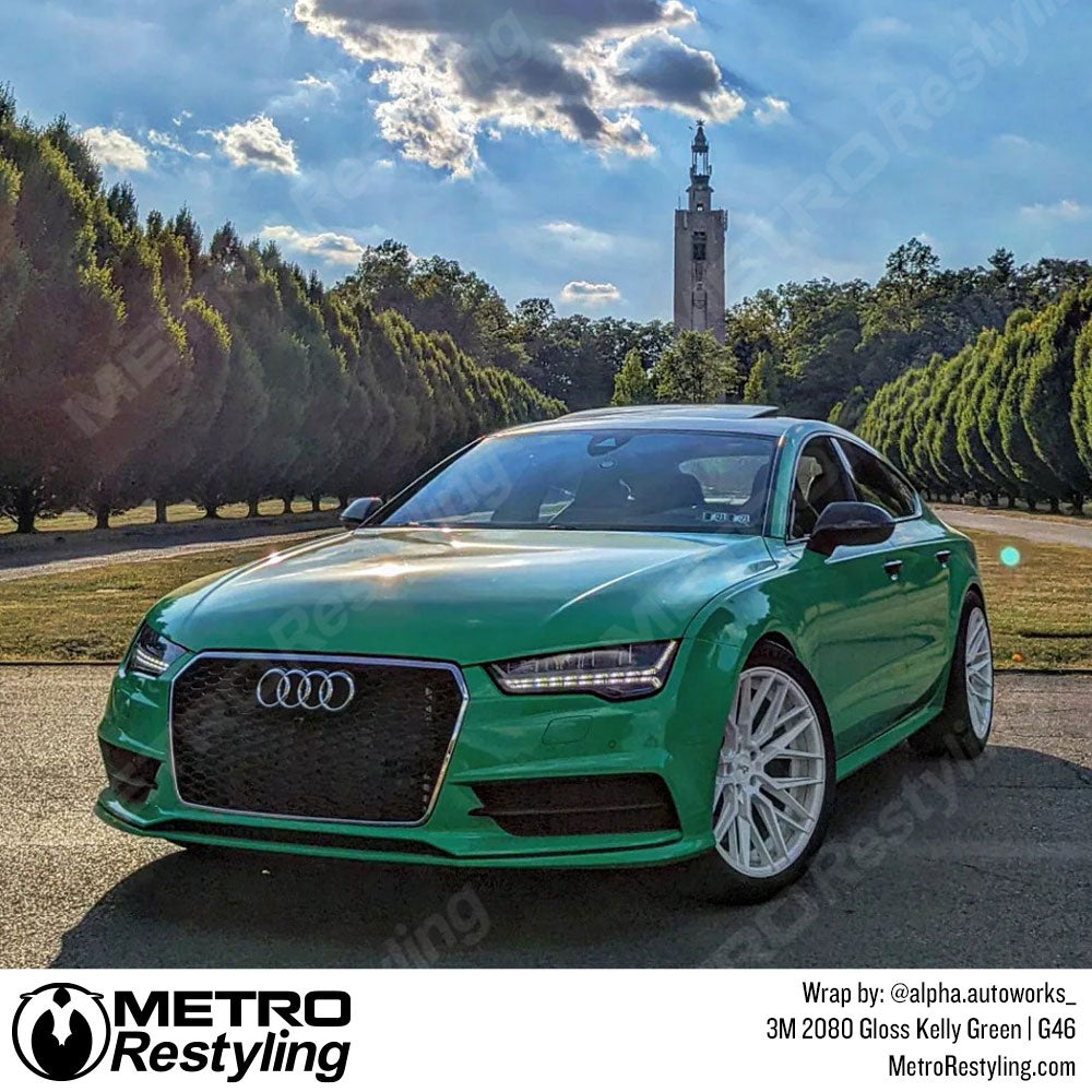green audi wrap