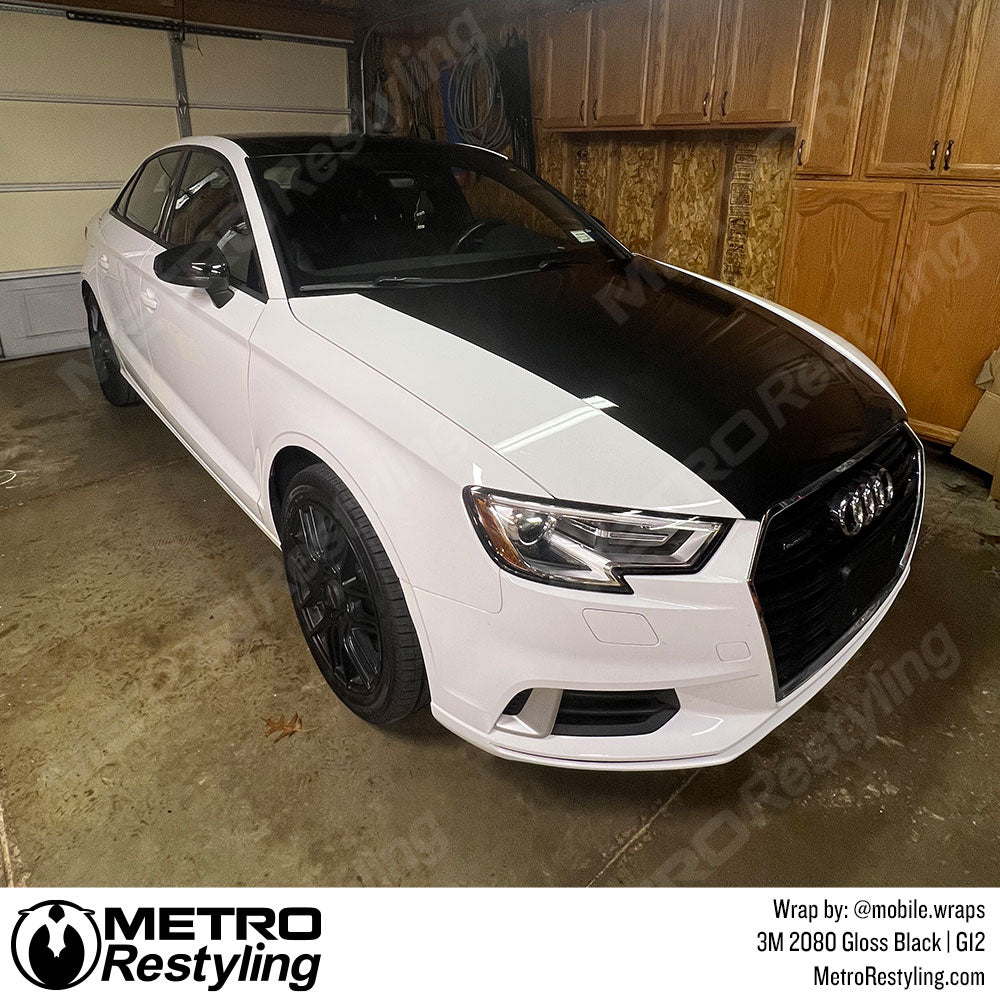 3M 2080 Gloss Black Vinyl Wrap | G12