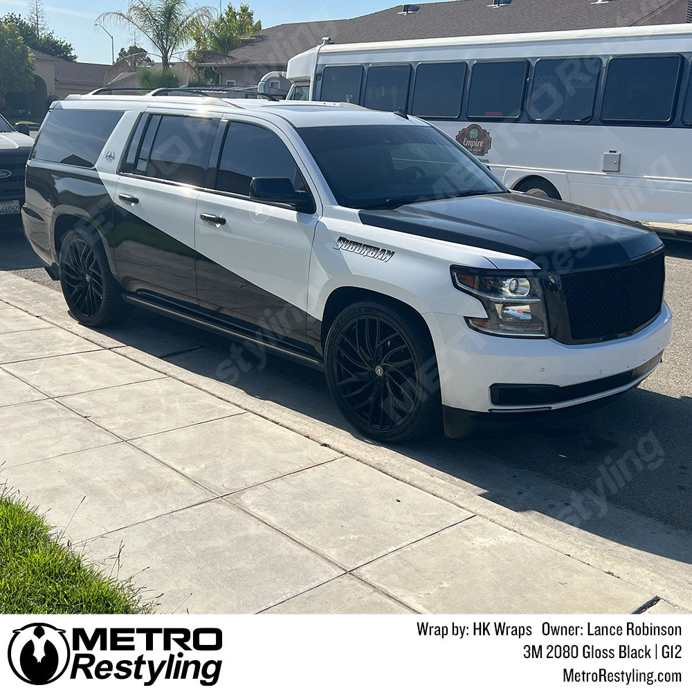 3M 2080 Gloss Black Vinyl Wrap | G12