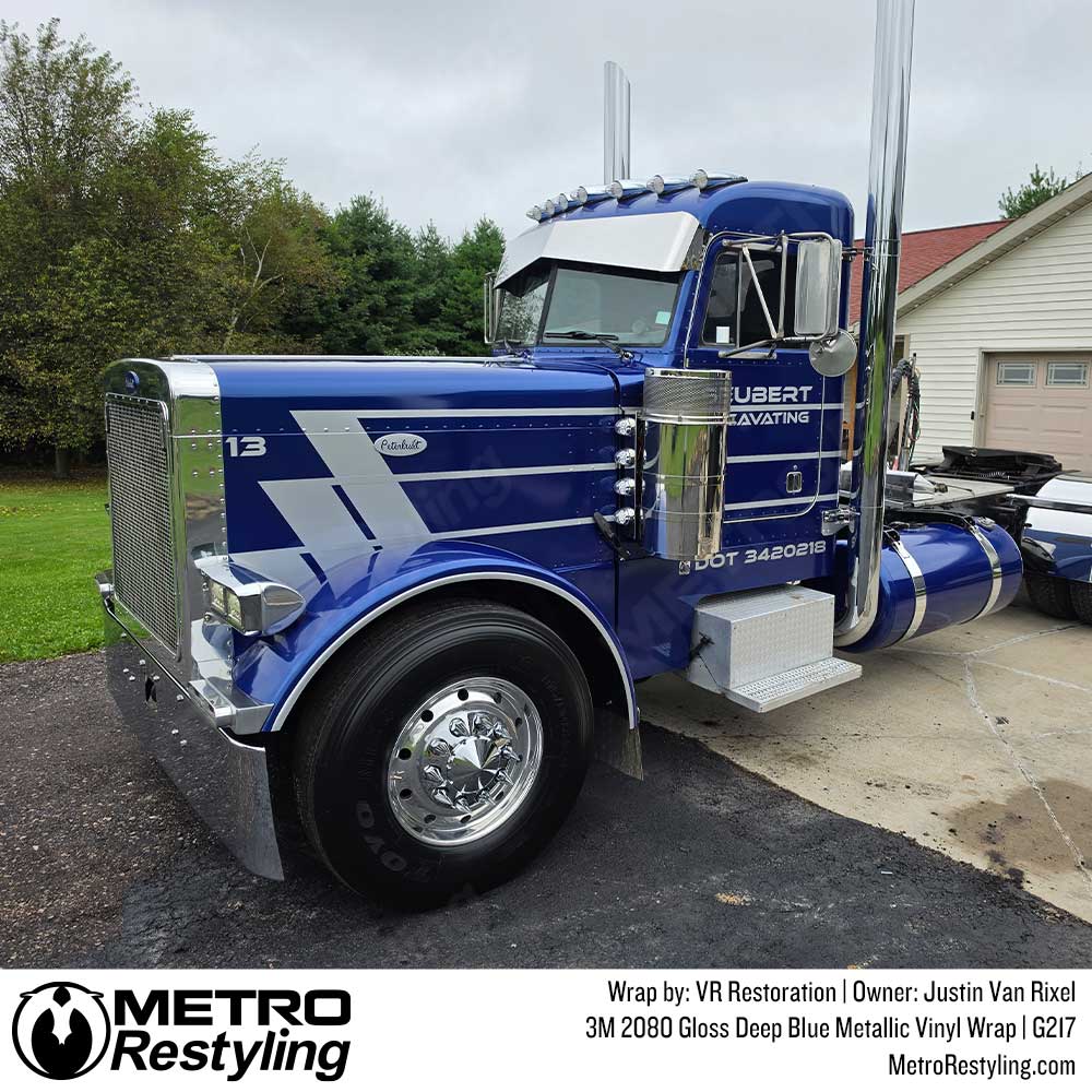 3M 2080 Gloss Deep Blue Metallic Vinyl Wrap | G217