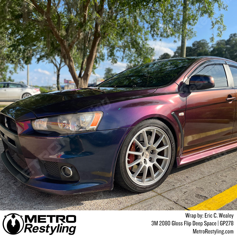 Purple mitsubishi wrap