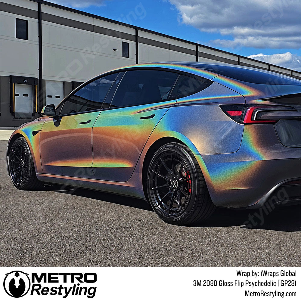 tesla color shift wrap