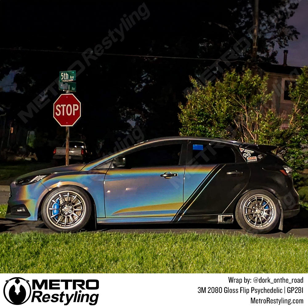 focus psychedelic vinyl wrap