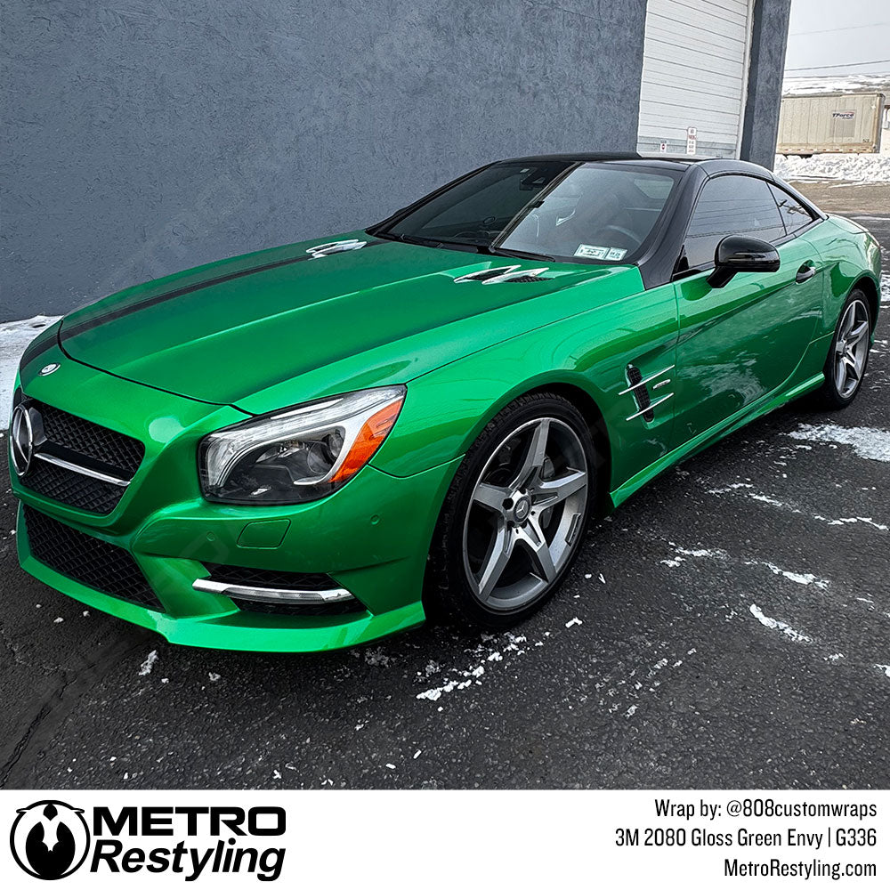 Green Mercedes Wrap