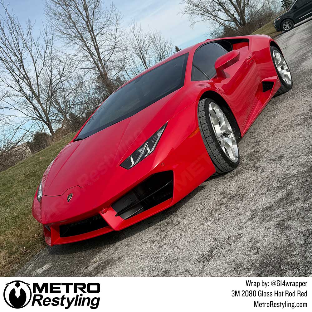3M 2080 Gloss Hot Rod Red Vinyl Wrap | G13
