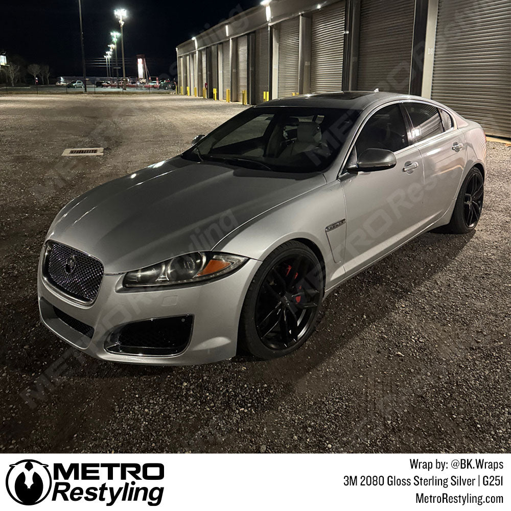 silver jaguar wrap