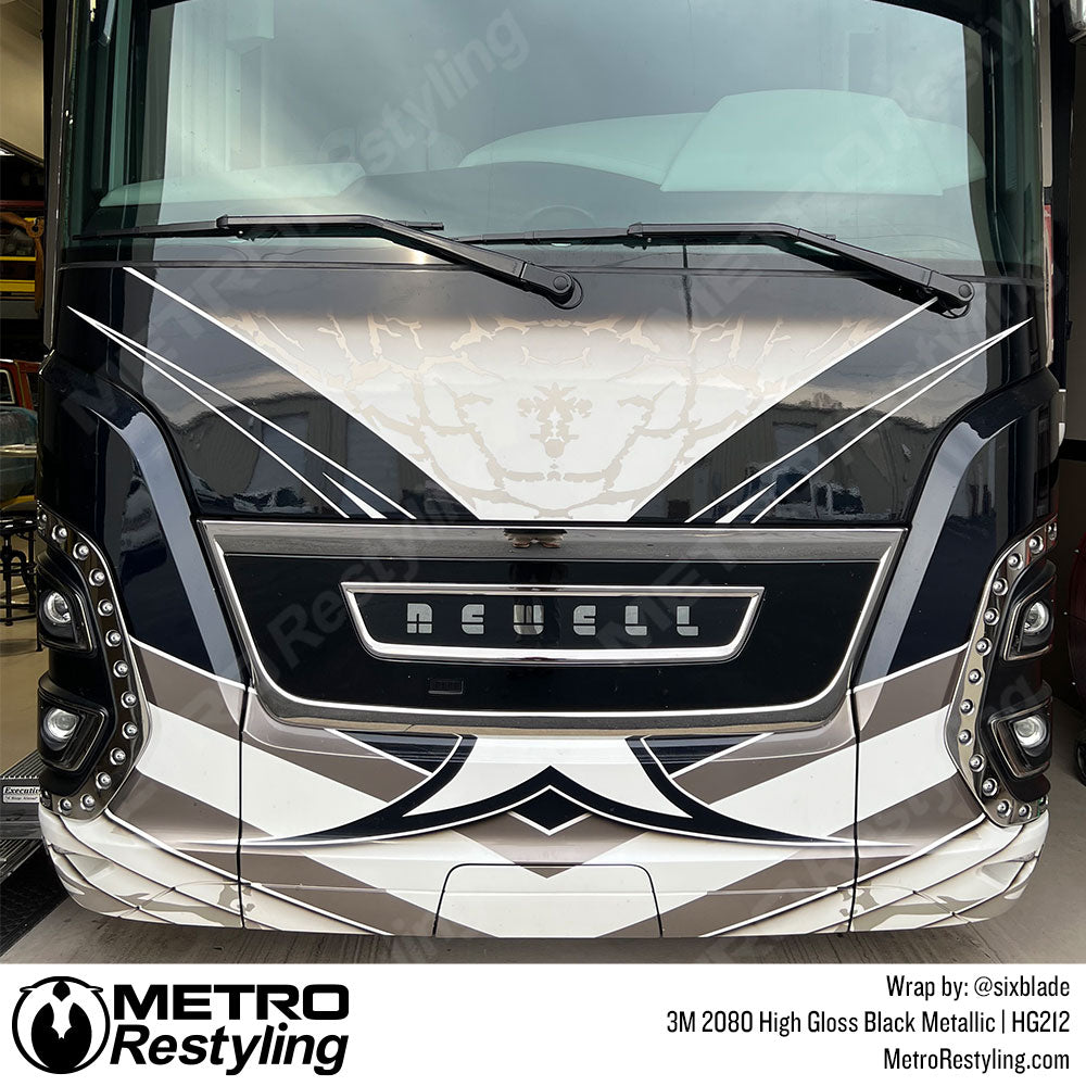 gloss black rv wrap