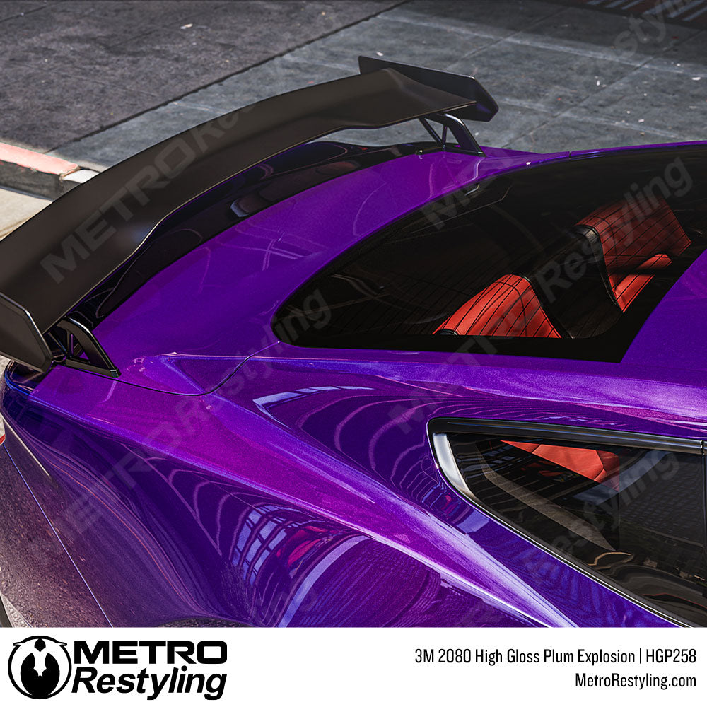 3M 2080 High Gloss Plum Explosion Vinyl Wrap