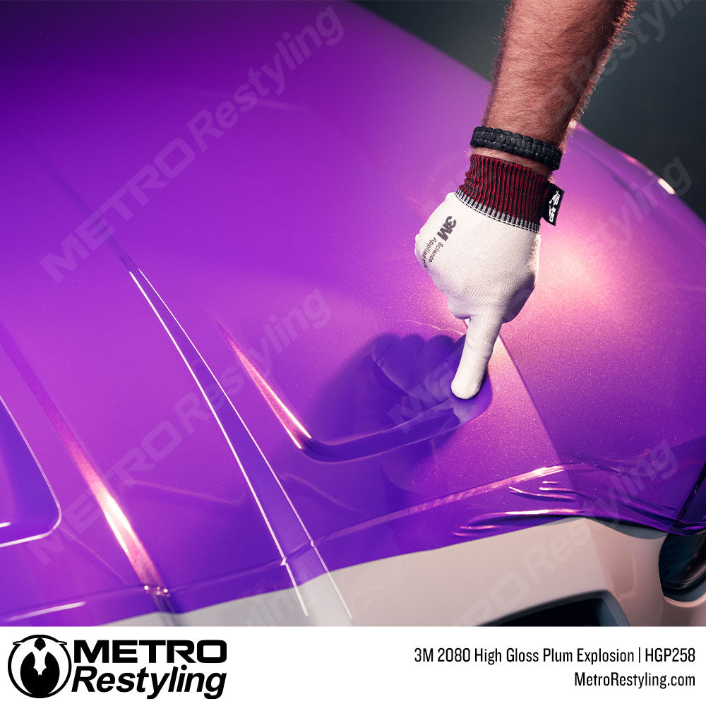 3M 2080 High Gloss Plum Explosion Vinyl Wrap