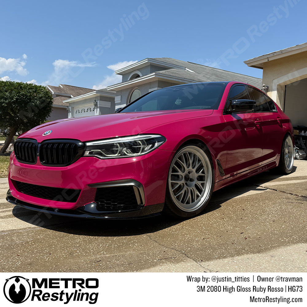 ruby rosso bmw wrap