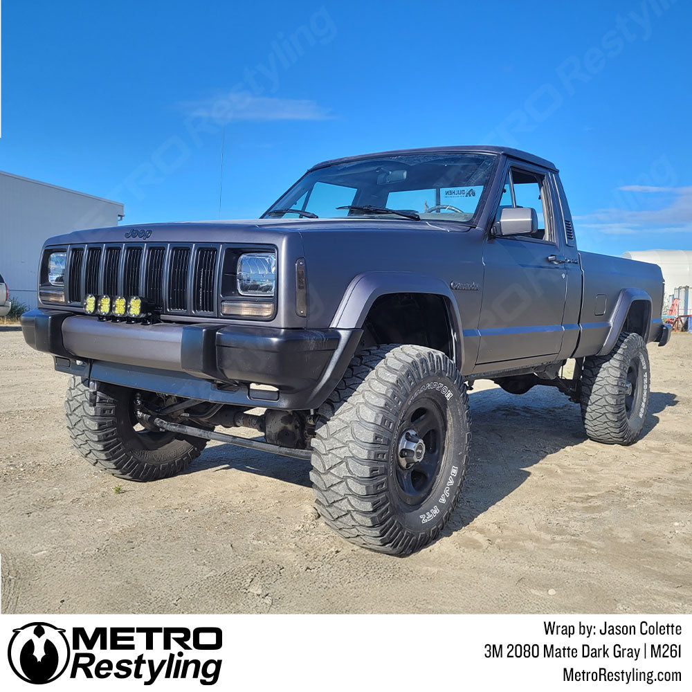 gray jeep comanche wrap
