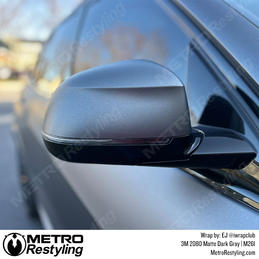 3M 2080 Matte Dark Gray Vinyl Wrap | M261