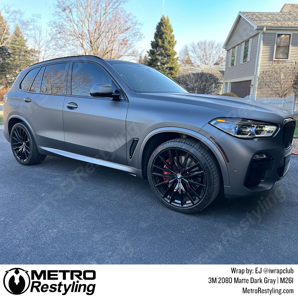 Matte Gray BMW Wrap