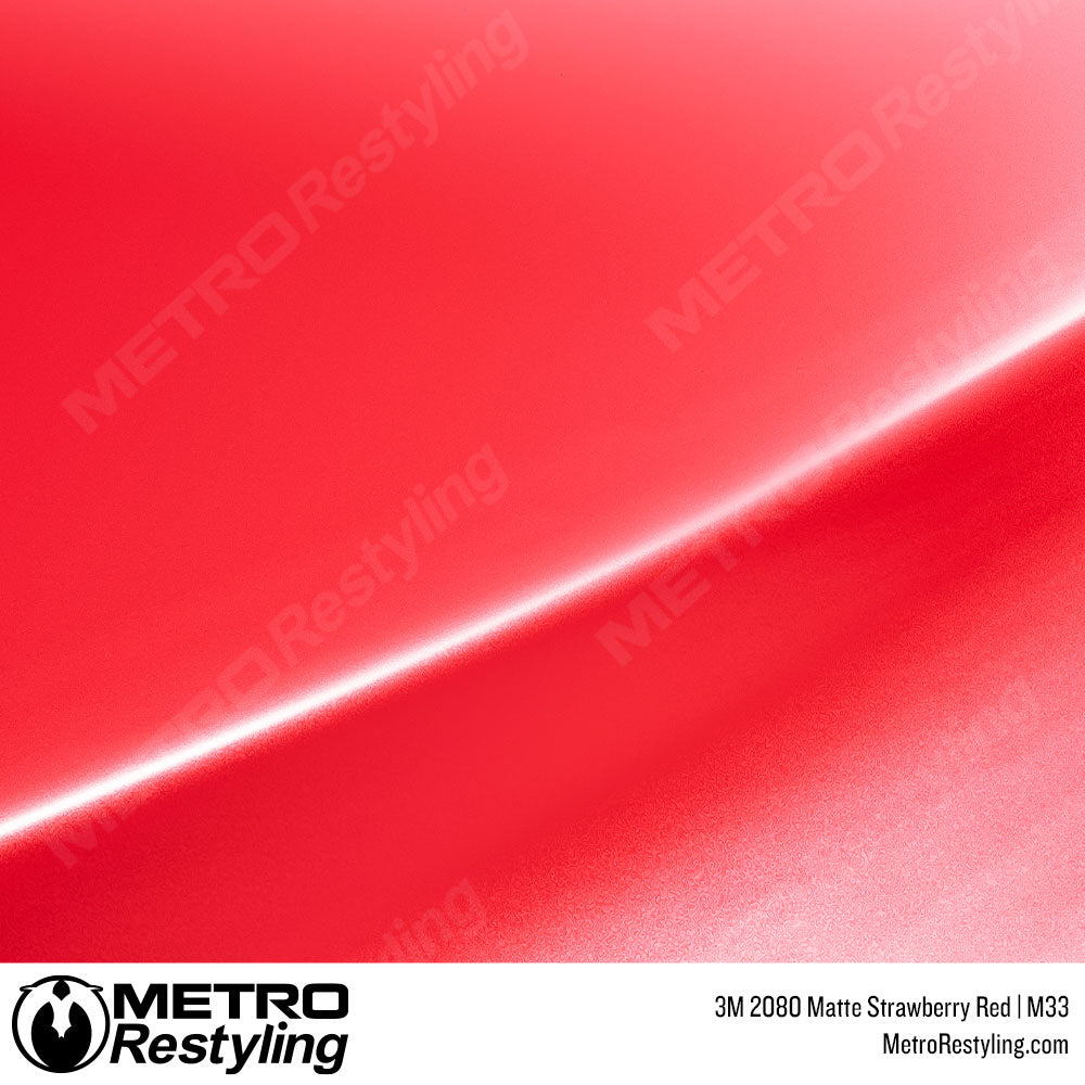 3M 2080 Matte Strawberry Vinyl Wrap