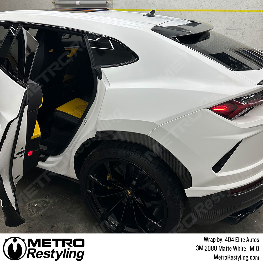 white matte vinyl