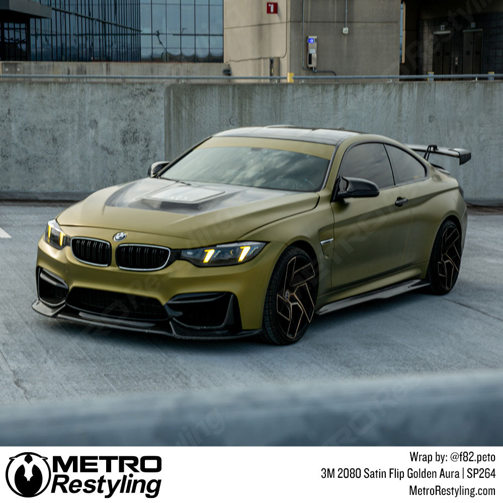 gold flip bmw wrap