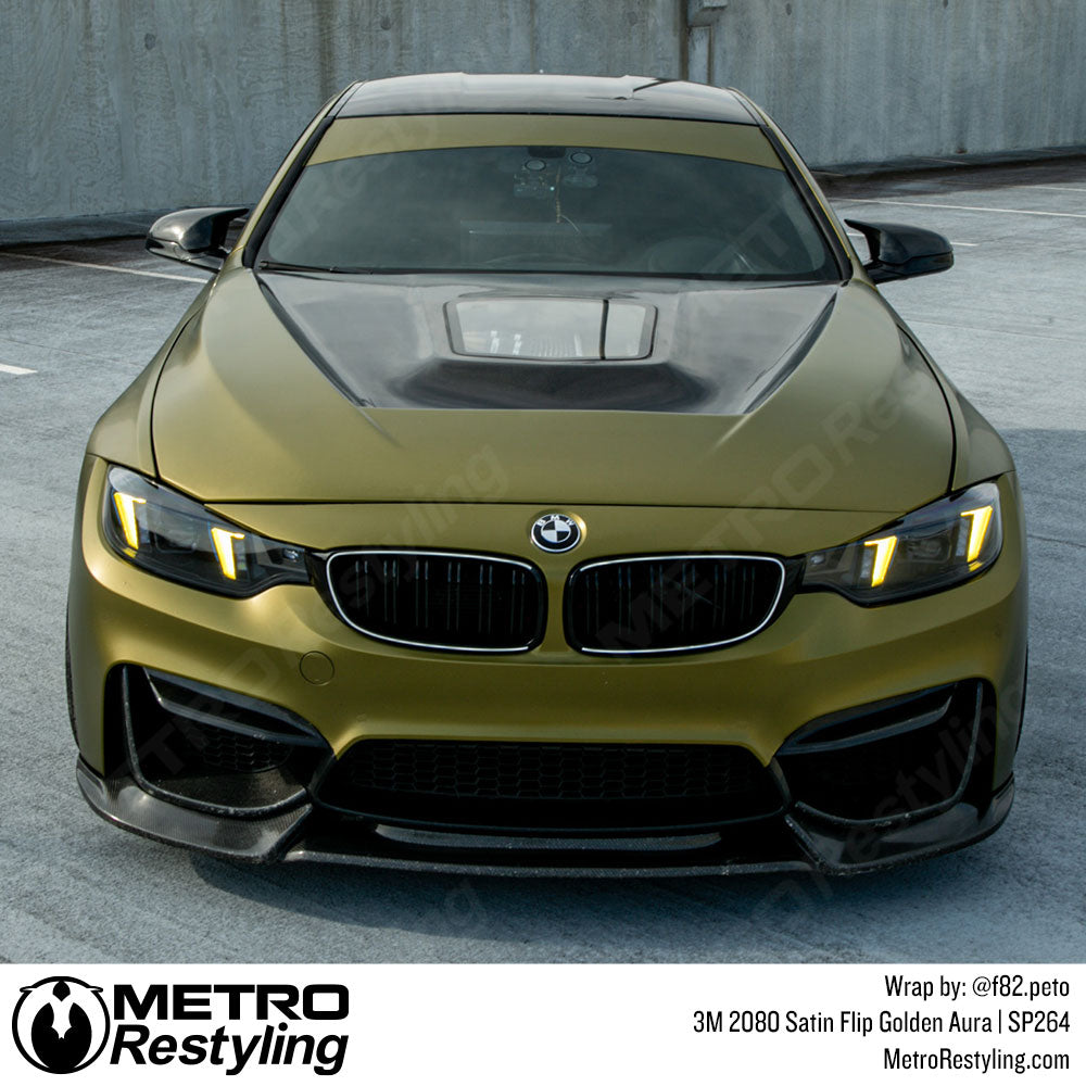 gold flip bmw wrap