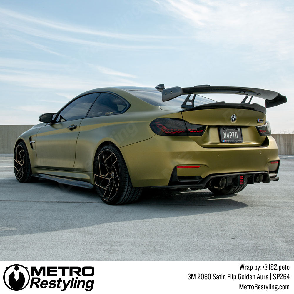 gold flip bmw wrap