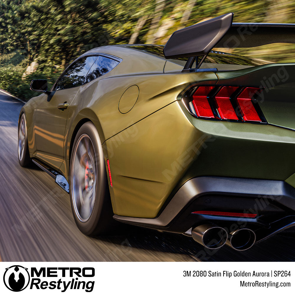 3M 2080 Satin Flip Golden Aura Vinyl Wrap