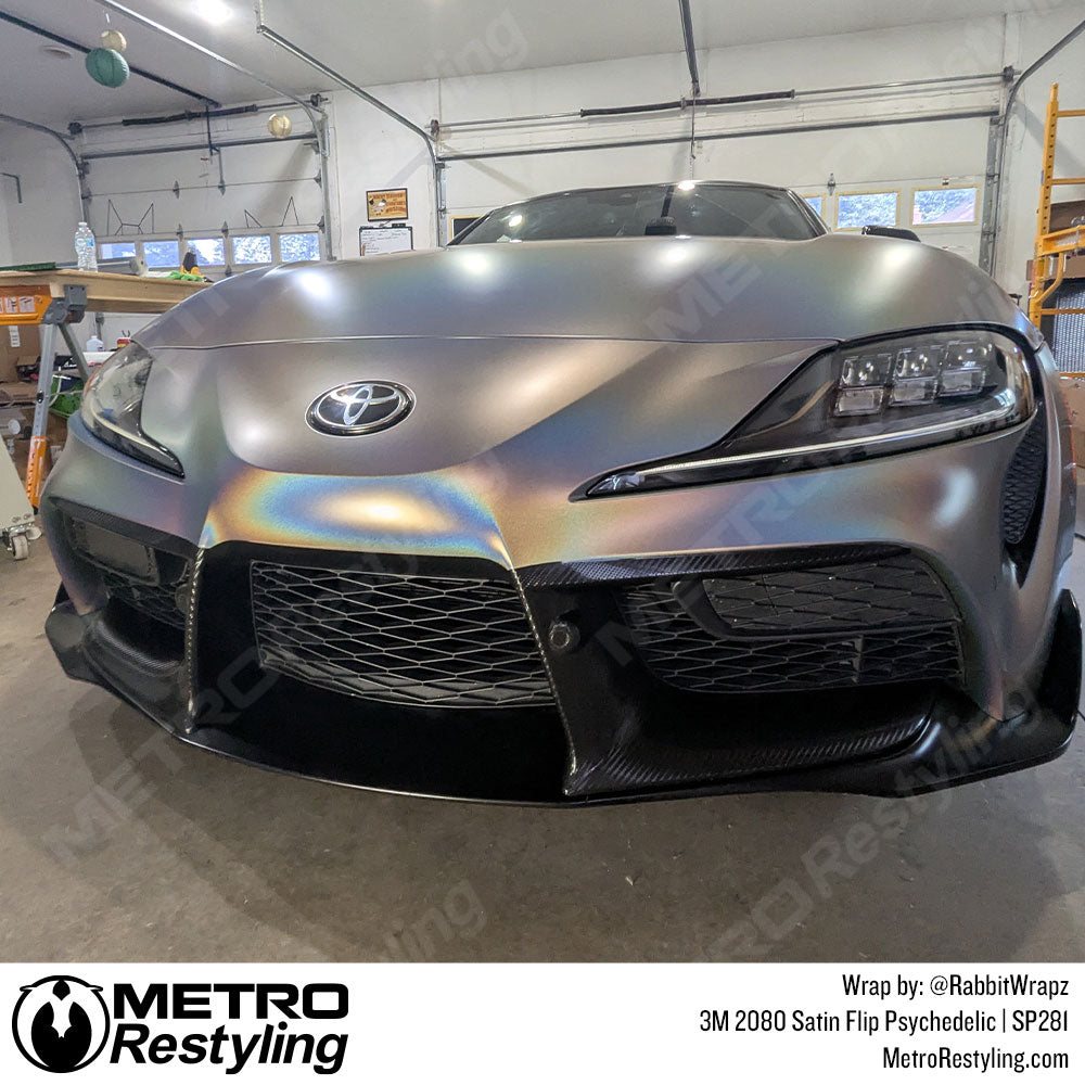 Silver Supra Vinyl Wrap