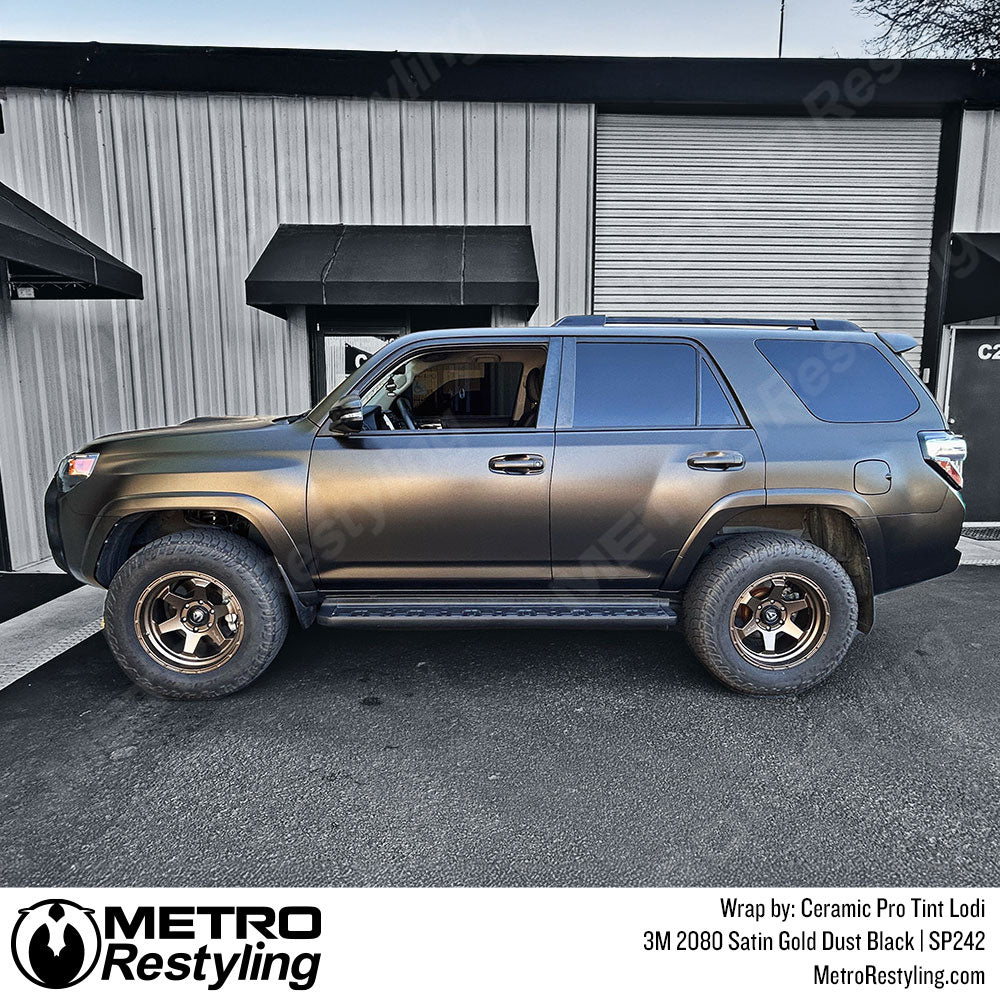 satin black 4runner wrap