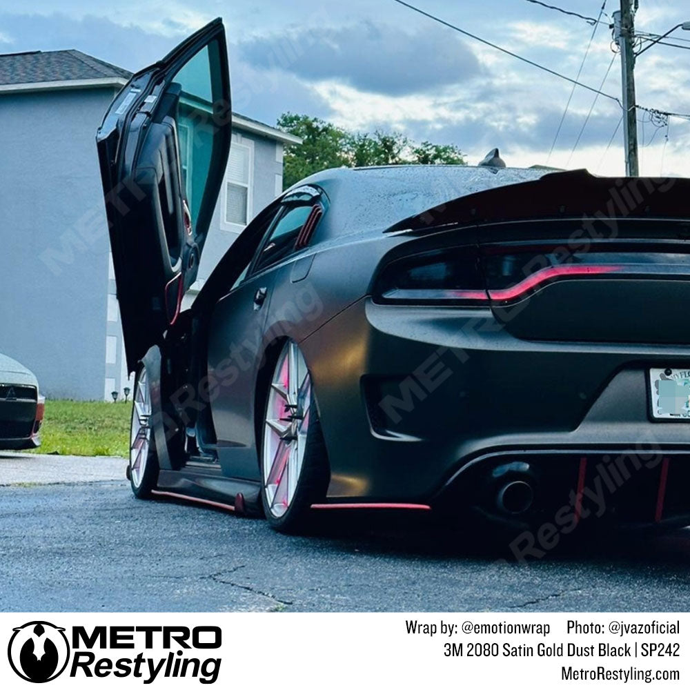 gold dust charger vinyl wrap