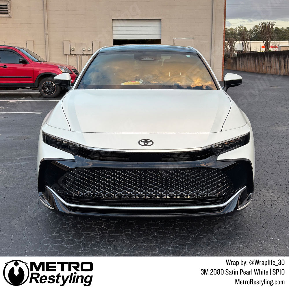 pearl white toyota wrap