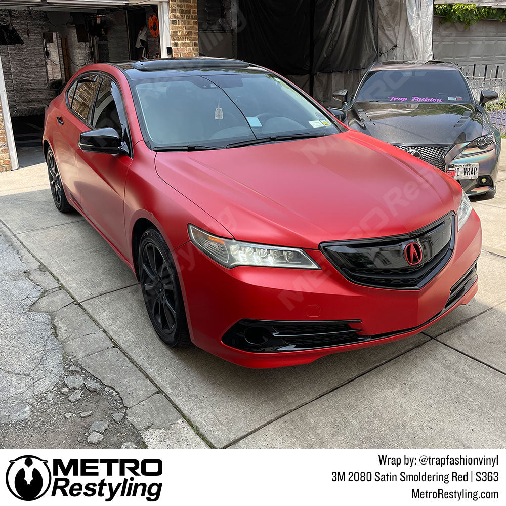 satin acura vinyl wrap