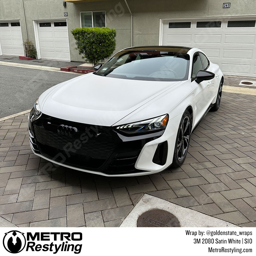 Audi Vinyl Wrapped Satin White