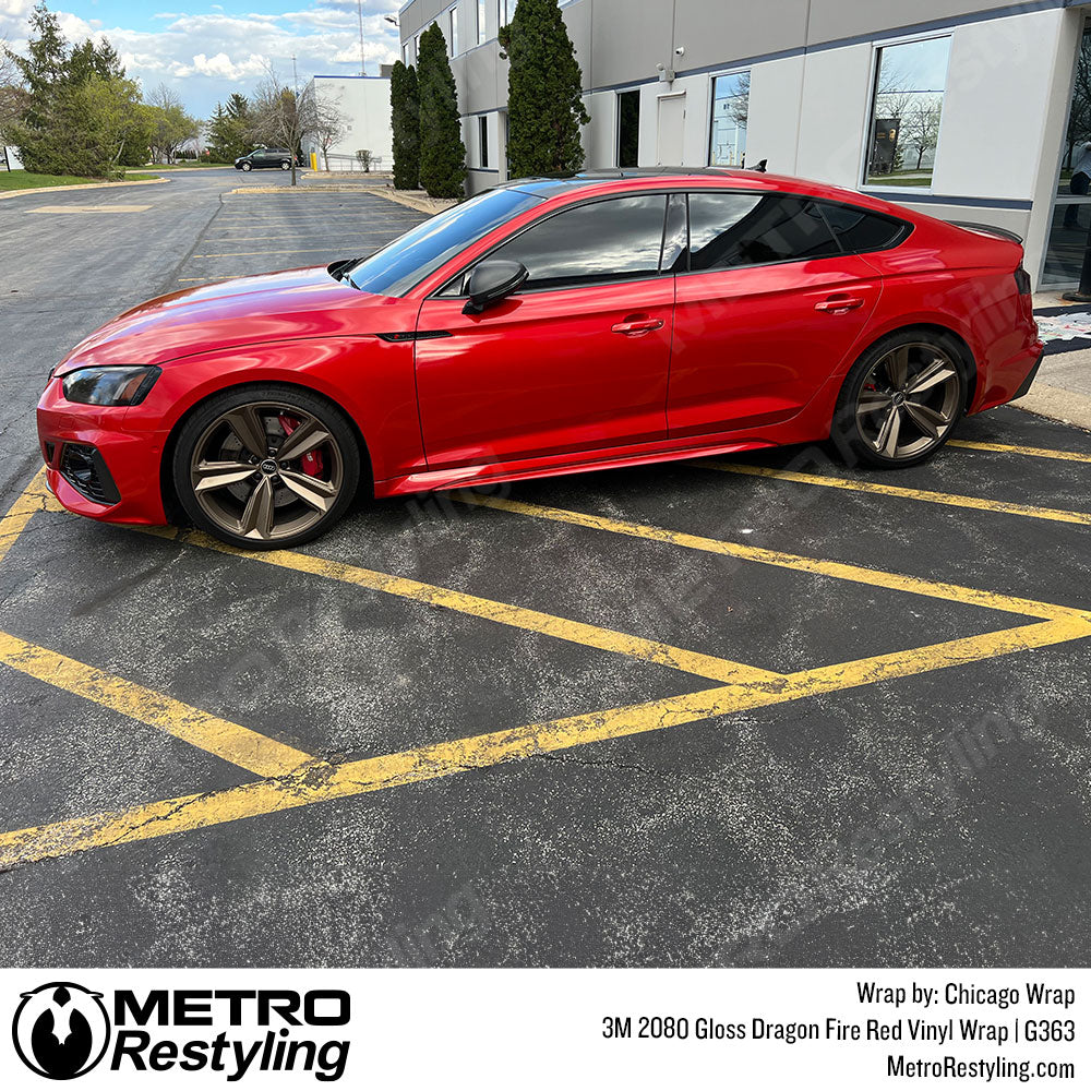 gloss dragon fire red vinyl