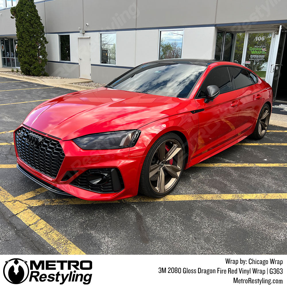 gloss fire red wrap