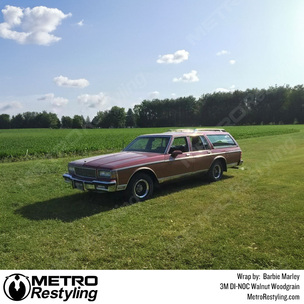 Walnut Woodgrain Vinyl Car Wrap