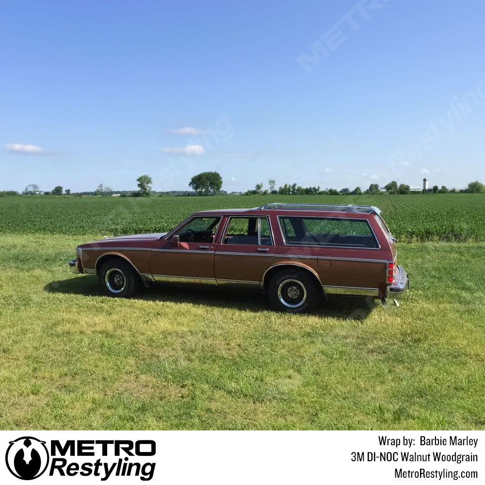 Walnut Woodgrain Vinyl Car Wrap