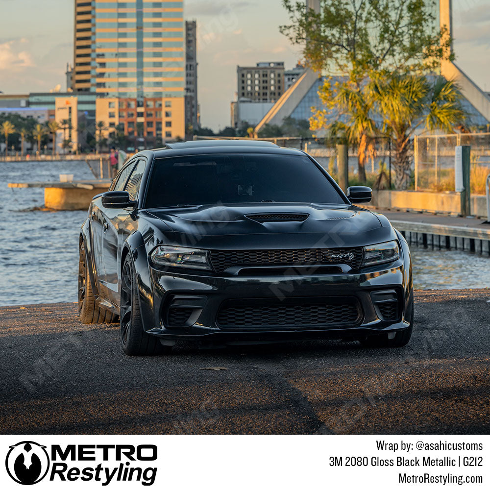 Gloss Black Dodge Wrap