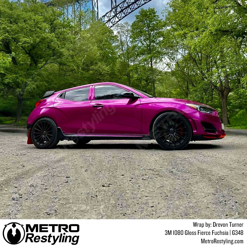 fuchsia hyundai wrap